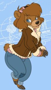 Rating: Safe Score: 0 Tags: accessory bear blue_eyes bottomwear clothing denim denim_bottomwear denim_clothing e621 female headband iulia.fox jacket jeans krissy_kodiak mammal pants ribbons solo sweater topwear User: bunchy7s