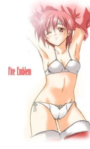 Rating: Questionable Score: 0 Tags: bra cameltoe character_name est_(fire_emblem) female fire_emblem fire_emblem:_mystery_of_the_emblem fire_emblem:_shadow_dragon_and_the_blade_of_light headband lingerie panties pussy red_eyes red_hair rule34 short_hair side-tie_panties solo thighhighs title_drop underwear undressing white_bra white_panties wink User: bunchy7s