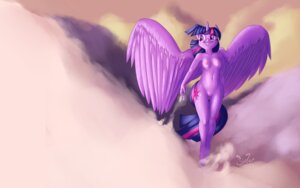 Rating: Explicit Score: 0 Tags: 16:10 2013 anthro anthrofied breasts cloud cutie_mark e621 equid equine feathered_wings feathers female flying friendship_is_magic fur genitals hair hasbro hi_res horn mammal multicolored_hair my_little_pony mythological_creature mythological_equine mythology navel nipples nude outside purple_body purple_eyes purple_feathers purple_fur purple_hair sky skyscape solo tail twilight_sparkle_(mlp) two_tone_hair vulva wick_(artist) widescreen winged_unicorn wings User: bunchy7s