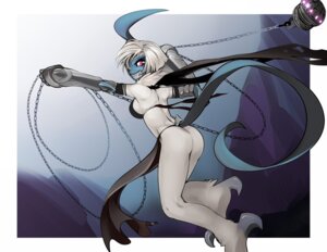 Rating: Safe Score: 0 Tags: 2012 absol abstract_background angry anthro anthrofied armor bikini breasts butt canid canine chain claws clothed clothing digital_media_(artwork) e621 female generation_3_pokemon hair long_tail mammal nintendo pink_eyes pokemon pokemon_(species) pokemorph shaded short_hair side_boob simple_background skimpy solo swimwear tail tight_clothing toe_claws tsampikos two-piece_swimsuit weapon User: bunchy7s