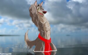 Rating: Questionable Score: 0 Tags: 16:10 abs anthro biceps biped bottomwear brown_nose canid canine canis clothed clothing crocpond e621 fabfelipe fur grey_body grey_fur half-closed_eyes loincloth looking_at_viewer male mammal mixed_media muscular muscular_anthro muscular_male narrowed_eyes open_mouth pecs photo_background photography_(artwork) pose sharp_teeth solo standing teeth tongue topless water wet wet_body wet_fur widescreen wink_(crocpond) wolf yellow_sclera User: bunchy7s