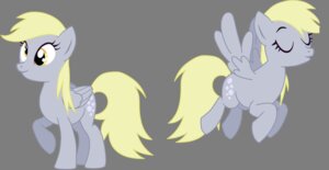 Rating: Safe Score: 0 Tags: absurd_res alpha_channel amber_eyes blonde_hair cross-eyed cutie_mark derp_eyes derpy_hooves_(mlp) duo e621 equid equine feathered_wings feathers female feral friendship_is_magic grey_body grey_feathers hair hasbro hi_res horse mammal my_little_pony mythological_creature mythological_equine mythology pegasus pony simple_background tail transparent_background unknown_artist wings User: bunchy7s