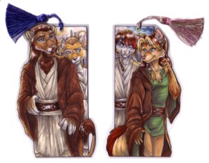 Rating: Safe Score: 0 Tags: 2010 anthro artaith bookmark_design canid canine canis clothing cockiestspaniel duo e621 felid female lion male mammal obi-wan_kenobi pantherine qui-gon_jinn robe rodent romantic romantic_couple simple_background star_wars tail tail_tuft tuft white_background wolf User: bunchy7s