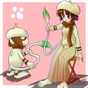 Rating: Safe Score: 0 Tags: 1:1 alternate_species animal_humanoid anthro brown_eyes canid canine clothing costume duo e621 female generation_2_pokemon green_eyes hair humanoid humanoidized low_res mammal nintendo pokemon pokemon_(species) pokemon_costume pokemon_humanoid pokemorph ranphafranboise smeargle tail tail_tuft tuft User: bunchy7s
