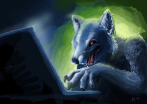 Rating: Safe Score: 0 Tags: 2003 anthro blue_body blue_fur canid canine canis claws computer e621 electronics fur laptop male mammal nerevar open_mouth red_eyes solo tongue wolf User: bunchy7s Rating: Safe Score: 0 Tags: 2003 anthro blue_body blue_fur canid canine canis claws computer e621 electronics fur laptop male mammal nerevar open_mouth red_eyes solo tongue wolf User: bunchy7s