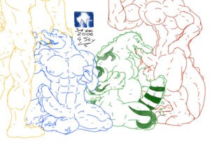 Rating: Explicit Score: 0 Tags: alligator alligatorid anthro ball_fondling balls big_balls bodily_fluids claws crocodilian cum cum_inside danandnite e621 erection fangs fellatio fondling foursome genital_fluids genitals grin group group_sex kneeling male male/male male_penetrated male_penetrating male_penetrating_male markings messy muscular nipple_fetish nipple_pinch nipple_play nude oral oral_penetration penetration penile penis pinch precum reptile scalie sex sketch skycroc_(character) smile standing tail teeth User: bunchy7s