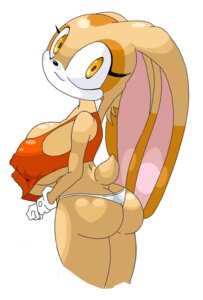 Rating: Questionable Score: 0 Tags: aged_up anthro anthrofied big_breasts big_butt breasts butt clothed clothing cream_the_rabbit e621 female heatseeker huge_breasts lagomorph laronbud leporid looking_at_viewer mammal nipple_outline nipples puffy_nipples rabbit sega shirt side_boob skimpy solo sonic_the_hedgehog_(series) tank_top thong topwear under_boob underwear User: bunchy7s