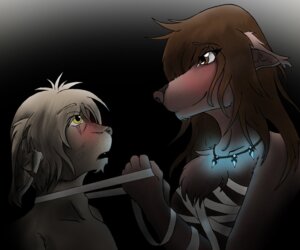 Rating: Questionable Score: 0 Tags: anthro bandage basitin black_background blush breasts brown_body brown_eyes brown_fur brown_hair brown_nose canid canine canis chest_tuft duo e621 ears_down eye_contact fangs felid female fur hair hybrid imminent_sex jewelry keidran keith_keiser lagomorph long_hair looking_at_another male mammal natani necklace nude open_mouth pivoted_ears romantic romantic_couple scar short_hair simple_background size_difference smile tan_body tan_fur teeth tuft twokinds wolf wyvern088 yellow_eyes User: bunchy7s