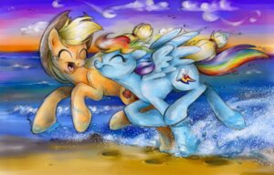 Rating: Safe Score: 0 Tags: 2011 absurd_res applejack_(mlp) avian beach bird blonde_hair blue_body blue_feathers blue_fur clothing cloud cowboy_hat cutie_mark detailed_background duo e621 earth_pony equid equine eyes_closed feathered_wings feathers female feral freckles friendship_is_magic fur hair hasbro hat headgear headwear hi_res horse littletiger488 mammal multicolored_hair multicolored_tail my_little_pony mythological_creature mythological_equine mythology open_mouth orange_body orange_fur outside pegasus pony rainbow_dash_(mlp) rainbow_hair rainbow_tail romantic romantic_ambiance romantic_couple running sand sea seaside sky smile summer tail tongue water wings User: bunchy7s