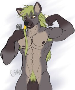 Rating: Explicit Score: 0 Tags: 2014 abs amber_eyes anthro apple_inc. armpit_hair athletic balls biceps big_muscles biped black_nipples black_nose black_penis body_hair camera cellphone e621 electronics fangs flaccid flexing front_view fur genitals green_body green_fur green_hair grey_body grey_fur grey_skin grin hair hi_res holding_object holding_phone hyena iphone long_hair lutien male mammal muscular muscular_anthro muscular_male nipples nude open_mouth pecs penis phone pose pubes selfie simple_background smartphone smile solo spotted_hyena standing teeth tongue vein white_background yamiikarus User: bunchy7s