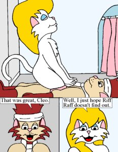 Rating: Explicit Score: 0 Tags: cleo_catillac comic female hector_(catillac_cats) pelless rule34 the_catillac_cats User: bunchy7s