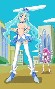 Rating: Questionable Score: 0 Tags: 2girls being_watched blue_hair blush breasts clothing cloud creature cure_blossom cure_marine erika_kurumi eye_pop facing_viewer female full_body heartcatch_precure! heartcatch_pretty_cure! highres looking_at_viewer magical_girl outdoors pink_hair ponytail precure pretty_cure rule34 sky small_breasts stockings tied_hair topless torn_clothes torn_clothing tsubomi_hanasaki undressing zai_jian_kanchou User: bunchy7s
