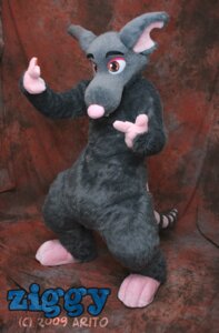 Rating: Safe Score: 0 Tags: 2009 arito clothing costume e621 fursuit grandfathered_content male mammal murid murine orange_eyes pose rat real rodent solo tail text ziggy_the_rat User: bunchy7s