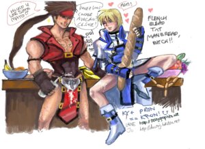 Rating: Explicit Score: 0 Tags: guilty_gear ky_kiske male rule34 sol_badguy tagme yaoi User: bunchy7s