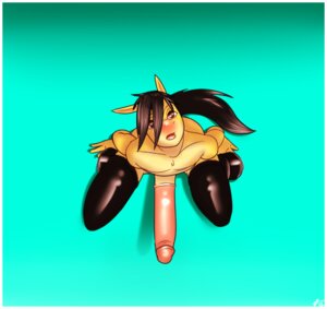 Rating: Explicit Score: 0 Tags: big_penis border clothing e621 equid equine erection genitals horse huge_penis hyper latex legwear male mammal penis rory-lion solo tail thigh_highs white_border User: bunchy7s