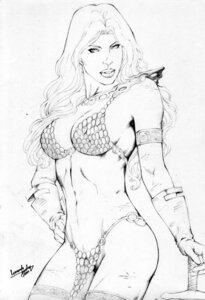 Rating: Questionable Score: 0 Tags: 1girls chainmail chainmail_bikini female female_only leonardo_gondim loincloth marvel marvel_comics monochrome red_sonja red_sonja_(comics) rule34 solo tagme User: bunchy7s