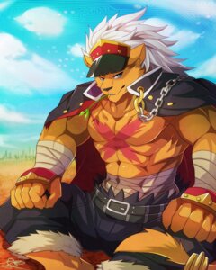 Rating: Safe Score: 0 Tags: 2014 4:5 abs anthro armor athletic bancholeomon bandage bandai_namco barazoku barefoot belt biceps big_muscles biped black_nose blue_eyes bottomwear brown_body brown_fur cape chain claws clothed clothing coat_cape digimon digimon_(species) digital_media_(artwork) e621 feet felid fur grey_hair grin hair hi_res looking_at_viewer male mammal muscular muscular_anthro muscular_male open_clothing open_shirt open_topwear pants pecs pose rabbity scar shirt shirtless shirtless_anthro shirtless_male sitting smile solo spread_legs spreading tan_body tan_fur teeth topwear white_hair User: bunchy7s