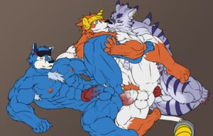 Rating: Explicit Score: 0 Tags: abs anal_insertion anthro balls black_nose blue_fur buggery canine claws closed_eyes color digimon digimon_(species) dorurumon ear_piercing erection eyewear fur furry furry_ears furry_only gay insertion kissing machgaogamon male male_only multiple_males muscles mythological_canine mythological_creature mythology nipples no_humans nude orange_fur penis piercing pointy_ears raised_leg rule34 sex sharp_teeth sunglasses tail testicles weregarurumon werewolf white_fur wolf yaoi User: bunchy7s