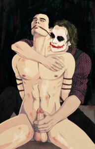 Rating: Explicit Score: 0 Tags: batman batman_(bruce_wayne) batman_(series) bondage bruce_wayne clothed_on_nude dc dc_comics gag gay handjob joker male male_only nude penis rule34 the_dark_knight yaoi User: bunchy7s