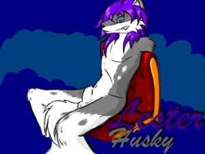 Rating: Explicit Score: 0 Tags: 4:3 abstract_background animal_genitalia anthro balls biped blue_eyes canid canine canis domestic_dog e621 english_text fluffy fluffy_tail fully_sheathed fur genitals grey_body grey_fur grin hair husky kunako lesterhusky long_hair looking_at_viewer male mammal nordic_sled_dog nude purple_hair reclining sheath simple_background smile solo spitz tail text User: bunchy7s