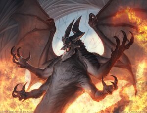 Rating: Safe Score: 0 Tags: 2008 4_arms 4_fingers 5_fingers anthro black_claws cathedral claws demon destruction detailed detailed_background dragon e621 fingers fire glowing glowing_eyes grey_body grey_scales grin half-length_portrait hasbro horn jason_chan magic:_the_gathering male malfegor membrane_(anatomy) membranous_wings multi_arm multi_limb mythological_creature mythological_scalie mythology nude official_art orange_eyes portrait pose scales scalie smile solo spread_wings window wings wizards_of_the_coast User: bunchy7s