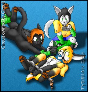 Rating: Explicit Score: 0 Tags: 2013 4_fingers 4_toes anthro arm_warmers arms_tied armwear athletic athletic_anthro athletic_female athletic_male back_groove ball_gag bdsm black_body black_border black_fur black_hair black_nose black_tail blonde_hair blue_background blue_bottomwear blue_clothing blue_eyes blue_shorts bondage border bottomwear bound breasts butt camera circuit_(character) clothed clothing dildo domestic_cat e621 featureless_breasts feet felid feline felis female fingers front_view fully_clothed fur gag gagged green_arm_warmers green_armwear green_clothing green_dildo green_eyes green_leg_warmers green_legwear group hair halter harness harness_ball_gag harness_gag hogtied holding_camera holding_object key lagomorph leg_warmers legs_tied legwear leporid lock locked lying male mammal medium_breasts metal mostly_nude multicolored_body multicolored_fur muzzle_(object) nariklei nude on_back on_front orange_hair orange_pawpads padlock pawpads photographer rabbit rear_view restraints sex_toy shirt shorts side_boob simple_background sitting smile snout spreader_bar stocks submissive submissive_anthro submissive_female t-shirt tail toes topwear trio two_tone_tail tydrian white_body white_fur white_tail wrists_together yellow_body yellow_clothing yellow_fur yellow_shirt yellow_t-shirt yellow_tail yellow_topwear User: bunchy7s