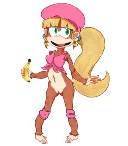 Rating: Explicit Score: 0 Tags: alternative_fashion anthro banana big_ponytail blonde_hair blue_ear_ring bottomless bottomless_anthro bottomless_female clothed clothing countershade_torso countershading dixie_kong donkey_kong_(series) drill_curls e621 ear_piercing ear_ring feet female food fruit ganguro_(fashion) genitals green_eyes gyaru hair haplorhine hat headgear headwear holding_banana holding_food holding_fruit holding_object j-fashion knee_pads mammal monkey navel nintendo piercing pink_clothing pink_hat pink_headwear pink_knee_pads pink_shirt pink_topwear plant ponytail prehensile_feet primate ring_piercing shirt simple_background smile solo standing toes topwear unknown_artist vulva white_background wide_stance y2k_(fashion) User: bunchy7s