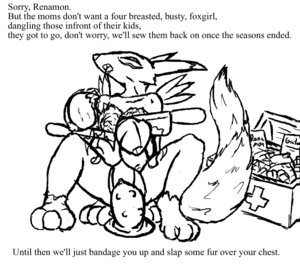 Rating: Explicit Score: 0 Tags: 3_toes amputation anthro barefoot blood blood_stain bloody_knife breasts canine digimon digimon_(species) dildo english_text female female_only front_view fur furry furry_breasts furry_ears furry_tail gore injury insertion jim_sugomi knife monochrome multi_breast open_mouth pussy renamon rule34 severed_breast sex_toy solo squatting tail text vaginal_insertion vulva white_background wound User: bunchy7s