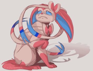 Rating: Safe Score: 0 Tags: accessory ambiguous_gender blue_eyes bodily_fluids bow_ribbon crying e621 eeveelution feral generation_6_pokemon hair_accessory hair_bow hair_ribbon ladybeek nintendo pokemon pokemon_(species) ribbons sad solo source_request sylveon tears User: bunchy7s