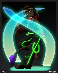 Rating: Questionable Score: 0 Tags: 2008 alternative_fashion anthro black_border bondage_pants border bottomwear clothing collar cyberpop dancing denim denim_bottomwear denim_clothing digital_media_(artwork) e621 glowstick glowsticking glowstringing green_eyes j-fashion jeans looking_at_viewer male mammal oversized_bottomwear oversized_clothing oversized_pants pants rave rave_pants raver scene_haircut shiuk solo spiral tail zeff_(character) User: bunchy7s