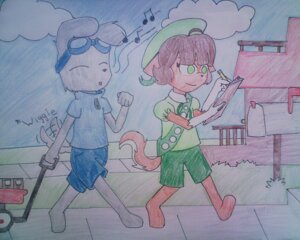 Rating: Safe Score: 0 Tags: 5:4 anthro bittersweet_candy_bowl child clothed clothing duo e621 elosogamer female girl_scout grandfathered_content justin_(bcb) male molly_(bcb) musical_note musical_symbol reading singing symbol tail tail_motion tailwag uniform whistling young young_anthro User: bunchy7s