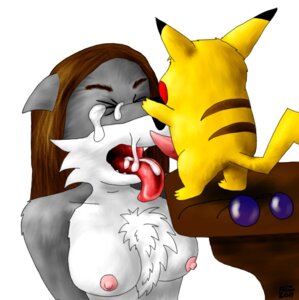 Rating: Explicit Score: 0 Tags: anthro breasts color cum female feral fur furry glasses interspecies male nintendo nipples nude penis pikachu pokemon rule34 standing straight tagme User: bunchy7s