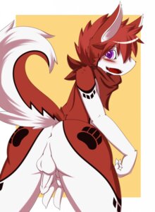Rating: Explicit Score: 0 Tags: anthro anus backsack balls big_butt biped black_body black_fur blush butt butt_markings canid canine canis cenny claws domestic_dog e621 erection fluffy footprint foreskin fur genitals hair hane hi_res humanoid_genitalia humanoid_penis humanoid_pointy_ears long_foreskin looking_at_viewer looking_back male mammal markings open_mouth pawprint pawprint_(marking) penis pointy_ears presenting presenting_hindquarters purple_eyes red_body red_fur red_hair sharp_teeth short_hair simple_background solo spread_legs spreading standing tail teeth tight_foreskin tongue white_background white_body white_fur yellow_background User: bunchy7s