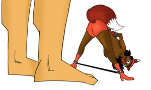 Rating: Explicit Score: 0 Tags: animal_ears bondage brown_eyes brown_hair captain_hero dark-skinned_female dark_skin drawn_together female fox_ears fox_tail foxxy_love long_hair rule34 tail User: bunchy7s
