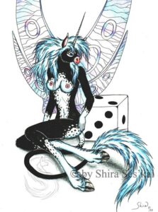 Rating: Questionable Score: 0 Tags: 5_fingers anthro biped black_body black_fur blue_hair breasts crossed_legs d6 dice e621 equid equine female fingers front_view fur hair hooves horn humanoid_hands long_hair mammal martin_reichelt mythological_creature mythological_equine mythology nipples nude pink_body pink_skin simple_background sitting solo tail tail_tuft tuft unicorn white_background white_body white_fur wings User: bunchy7s