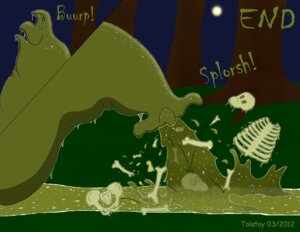 Rating: Explicit Score: 0 Tags: 2012 after_vore ambiguous_gender ambiguous_pred bone bone_disposal burping burping_up_bones burping_up_object death different_sound_effects digestion digital_drawing_(artwork) digital_media_(artwork) disposal domestic_pig e621 extended_sound_effect fatal_vore gastropod mammal mollusk multiple_prey onomatopoeia open_mouth oral_bone_disposal petal_maw pooping rib_cage sdslobs skeleton skull slug solo sound_effect_variant sound_effects suid suine sus_(pig) text tolstoy vore User: bunchy7s