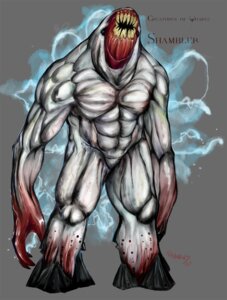 Rating: Safe Score: 0 Tags: 2007 abs ambiguous_gender anthro biceps blue_electricity blue_eyes e621 electricity english_text grey_background id_software lightning looking_at_viewer microsoft monster muscular muscular_ambiguous naburus pecs quake shambler sharp_teeth signature simple_background solo standing teeth text white_body User: bunchy7s
