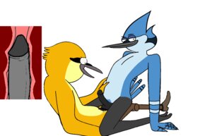 Rating: Explicit Score: 0 Tags: 2_toes anal anal_penetration anthro anthro_on_anthro avian avian_feet balls beak bird black_penis blue_jay cartoon_network corvid cowgirl_position digital_media_(artwork) duo e621 erection feathers feet from_front_position genitals hair icterid internal interspecies jay_(bird) john_(regular_show) lifeseeker looking_at_viewer male male/male male_anthro male_on_bottom male_on_top male_penetrated male_penetrating male_penetrating_male mordecai_(regular_show) new_world_jay new_world_oriole on_bottom on_top open_mouth oscine passerine penetration penis prosthetic prosthetic_leg prosthetic_limb regular_show sex simple_background straddling tail tail_feathers toes toony wooden_leg User: bunchy7s