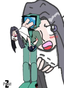 Rating: Questionable Score: 0 Tags: ass blush blushing breast_grab breasts canti clothing crossover dress female flcl grope holding_hands one_eye_closed open_mouth rule34 tagme the_ring white_background yamamura_sadako zoom_layer User: bunchy7s