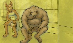 Rating: Explicit Score: 0 Tags: 2013 anthro balls bloodhound cameronwolfe canid canine canis circumcised domestic_dog duo e621 fennec_fox flaccid foreskin fox genitals gym humanoid_genitalia humanoid_penis hunting_dog locker locker_room male mammal nude overweight penis scent_hound simple_background size_difference slightly_chubby small_penis true_fox User: bunchy7s