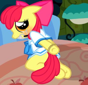 Rating: Questionable Score: 0 Tags: 2012 accessory amber_eyes apple_bloom_(mlp) bed bit_gag blush bodily_fluids bound bow_(feature) bow_accessory bow_ribbon clothed clothing crying e621 earth_pony equid equine female feral friendship_is_magic fur furniture gag gagged hair hair_accessory hair_bow hair_ribbon hands_behind_back hands_tied hasbro hi_res horse kneeling looking_at_viewer looking_back mammal my_little_pony pony pyruvate red_hair ribbons rope solo submissive submissive_female tail tears yellow_body yellow_fur young young_feral User: bunchy7s Rating: Questionable Score: 0 Tags: 2012 accessory amber_eyes apple_bloom_(mlp) bed bit_gag blush bodily_fluids bound bow_(feature) bow_accessory bow_ribbon clothed clothing crying e621 earth_pony equid equine female feral friendship_is_magic fur furniture gag gagged hair hair_accessory hair_bow hair_ribbon hands_behind_back hands_tied hasbro hi_res horse kneeling looking_at_viewer looking_back mammal my_little_pony pony pyruvate red_hair ribbons rope solo submissive submissive_female tail tears yellow_body yellow_fur young young_feral User: bunchy7s