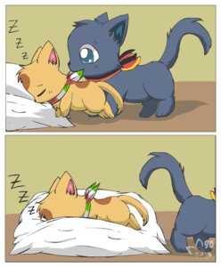 Rating: Safe Score: 0 Tags: ambiguous_gender blue_eyes border caregiving carrying_another daww domestic_cat duo e621 eyes_closed felid feline felis feral fluffy germany_(hetalia) hetalia italy_(hetalia) mammal mouth_hold nekotalia pichu90 pillow scarf sleeping sound_effects tail toony vowelless vowelless_sound_effect white_border zzz User: bunchy7s
