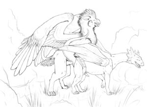 Rating: Explicit Score: 0 Tags: anal anal_penetration anus artonis avian beak black_and_white dragon duo e621 erection feathered_wings feathers feral feral_on_feral from_behind_position genitals gryphon happy happy_sex interspecies line_art makaila_cretel male male/male male_penetrated male_penetrating male_penetrating_male membrane_(anatomy) membranous_wings monochrome mythological_avian mythological_creature mythological_scalie mythology nude outside penetration penis scalie sex tail wings User: bunchy7s