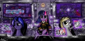 Rating: Safe Score: 0 Tags: 2012 absurd_res amber_eyes blonde_hair blue_hair bridge chart clothed clothing controls crossed_legs cutie_mark derp_eyes derpy_hooves_(mlp) detailed_background e621 einik english_text equid equine fan_character female friendship_is_magic fur group hair hasbro hi_res hologram horn horse looking_at_viewer mammal map multicolored_hair my_little_pony mythological_creature mythological_equine mythology pegasus pink_hair pony purple_body purple_eyes purple_fur purple_hair science_fiction ship smile suit text twilight_sparkle_(mlp) two_tone_hair unicorn vehicle watercraft wings User: bunchy7s