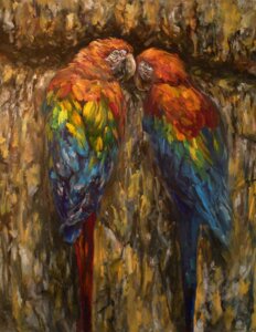 Rating: Safe Score: 0 Tags: acrylic_painting_(artwork) ambiguous_gender ara_(genus) avian beak biped bird blue_body blue_feathers brown_background colorful_theme duo e621 eyes_closed feathers feral full-length_portrait impressionism looking_at_viewer looking_back macaw mienarano_(nico_3077272) multicolored_body multicolored_feathers neotropical_parrot nude painting_(artwork) parrot portrait rainbow_body rainbow_feathers rear_view scarlet_macaw simple_background traditional_media_(artwork) traditional_painting_(artwork) true_parrot User: bunchy7s