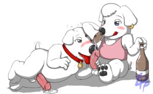 Rating: Explicit Score: 0 Tags: alcohol anthro balls beverage bluepawpanda blush bodily_fluids brian_griffin canid canine canis cousins_(lore) cum cum_pool domestic_dog duo e621 ear_piercing erection family_guy food genital_fluids genitals humanoid_genitalia humanoid_penis incest_(lore) jasper_(family_guy) licking male male/male male_penetrated male_penetrating male_penetrating_male mammal nude oral penetration penile penis penis_lick piercing sex simple_background tongue tongue_out white_background User: bunchy7s