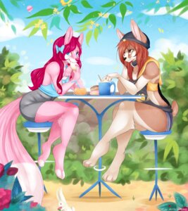 Rating: Safe Score: 0 Tags: anthro barefoot blue_eyes brown_hair brown_nose canid canine clothed clothing duo e621 feet female geekidog hair hat headgear headwear hi_res mammal pink_hair pink_nose side_view User: bunchy7s Rating: Safe Score: 0 Tags: anthro barefoot blue_eyes brown_hair brown_nose canid canine clothed clothing duo e621 feet female geekidog hair hat headgear headwear hi_res mammal pink_hair pink_nose side_view User: bunchy7s