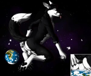 Rating: Explicit Score: 0 Tags: anthro anus backsack balls black_anus black_body black_fur black_pawpads butt canid canine close-up countershading e621 earth fox fur genitals macro male mammal milkyway_(truegrave9) moon mooning pawpads paws perineum planet planet_dwarfing presenting red_eyes solo spread_anus spreading star tail terra_macro tongue tongue_out truegrave9 white_balls white_body white_fur User: bunchy7s