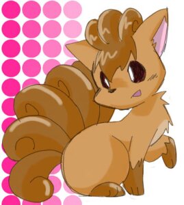 Rating: Safe Score: 0 Tags: ambiguous_gender brown_body brown_fur canid canine e621 feral fur generation_1_pokemon low_res mammal multi_tail nintendo open_mouth pokemon pokemon_(species) saya solo tail vulpix User: bunchy7s