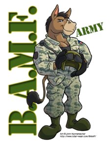 Rating: Safe Score: 0 Tags: 3:4 anthro armor army asinus cooner donkey e621 english_text equid equine headgear helmet looking_at_viewer male mammal muscular muscular_anthro muscular_male solo tail tail_tuft text tuft User: bunchy7s Rating: Safe Score: 0 Tags: 3:4 anthro armor army asinus cooner donkey e621 english_text equid equine headgear helmet looking_at_viewer male mammal muscular muscular_anthro muscular_male solo tail tail_tuft text tuft User: bunchy7s